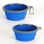 AOII Collapsible Dog Bowls for Travel 2 Pack Pet Food and Water Bowl, Portable Dog Bowl for Outdoor Walking Camping 1000mL/33oz AOII Collapsible Dog Bowls for Travel 2 Pack Pet Food and Water Bowl, Portable Dog Bowl for Outdoor Walking Camping 1000mL/33oz