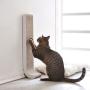 4CLAWS Wall Mounted Scratching Post 26'' (White) - BASICS Collection Cat Scratcher, 26 x 5.7 x 5.5 in