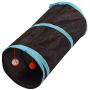 redcolourful Quality Pet Supplies, Pet Tunnel Foldable Kitten Toy with Ball for Dogs Cat Training Rose Red Ideal Pet Product