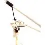 Lian yi Wood Wand Stick for Cat Catcher Teaser Mouse Toy for Pet Kitten Jumping Train Aid Fun Stick Teaser Toy Cute Interactive Toy