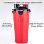 CLOVOCK Pet Food and Water 2-in-1 Outdoor Dog Water Bottle Dispenser, of with 1Collapsible Dog Food Bowls for Cats and Dogs
