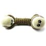 ossenberg Dog Rope Toy for Medium and Large Dogs， Chew Rope Toys with Tennis Balls Teething Cleaning and Training ，Nearly Indestructible Cotton Rope Tennis Dog Toy