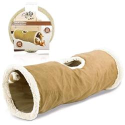 ALL FOR PAWS Collapsible Cat Tunnel Crinkle Cat Toys Play Tunnel Tube