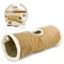 ALL FOR PAWS Collapsible Cat Tunnel Crinkle Cat Toys Play Tunnel Tube