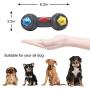 PEDOMUS Light Up Squeak Dog Ball Balls Flash LED Squeaker Ball Dog Toy Interactive Ball for Dogs Bounce-Activated