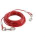 Downtown Pet Supply Premium Steel Spiral Dog Tie - Out Stake with Cable (10ft, 20ft, 30ft)