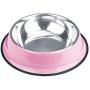 Weebo Pets Pink Stainless Steel No-Tip Food Bowls - Choose Your Size, 4-Ounce to 72-Ounce