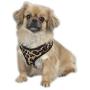 Zack & Zoey Zebra or Leopard Print Soft Plush Dog Harness Durable Reliable Walk Safety