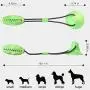 WLHOPE Dog Chew Toys for Aggressive Chewers Medium Large Breed Suction Cup Interactive Puzzle Tug of War Pull Toy Puppy Teeth Cleaning (Green) WLHOPE Dog Chew Toys for Aggressive Chewers Medium Large Breed Suction Cup Interactive Puzzle Tug of War Pull Toy Puppy Teeth Cleaning (Green)