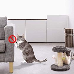 LUOWAN Cat Scratch Post with Sisal Rope and Soft Smooth Plush Cover,Cat Scratching Post, Suit for Small Cat