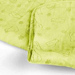 LA Dog Towel Super Absorbent Pet Bath Towel, Bucket Carrying Design for Small, Medium, Large Dogs and Cats, Bear Printed Suede Absorbent Towel, Designed for Indoor and Outdoor Use