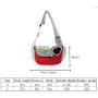 PETEMOO Pet Sling Carrier Bag, Hand-Free Dog Cat Outdoor Travel Shoulder Bag with Adjustable Strap& Zipper