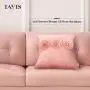 Tayis Throw Pillow Covers 18x18 inch,Soft Velvet Floral Flower Decorative Pillowcase,Cushion Case for Sofa Bedroom Couch Bed Chair (Pink,Pack of 2) Tayis Throw Pillow Covers 18x18 inch,Soft Velvet Floral Flower Decorative Pillowcase,Cushion Case for Sofa Bedroom Couch Bed Chair (Pink,Pack of 2)
