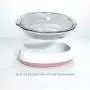 YOYOPET Glass Cat Food Bowl Stress Free Dog Bowl Non Slip Raised Bowls Tilted Elevated Cat Bowl, Wide Cat Dish, Protect Cats Spine, Relieves Whisker Fatigue, Dishwasher Safe YOYOPET Glass Cat Food Bowl Stress Free Dog Bowl Non Slip Raised Bowls Tilted Elevated Cat Bowl, Wide Cat Dish, Protect Cats Spine, Relieves Whisker Fatigue, Dishwasher Safe