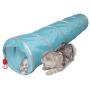 ShiLei Foldable pet Tunnel, cat Toy Tunnel, Steel Frame, 3 Openings, Light and Portable, Soft and Durable, Easy to Clean and Store