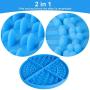 ZOLEN Dog Lick Mat, Dog Slow Feeder,Pet Calming Mat Anxiety Relief Dog Cat Training Licking Mat Perfect for Food,Dog Slow Food Bowl