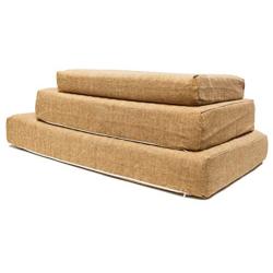 PETIQUE Eco-Friendly Bamboo Memory Foam Pet Bed, Natural.