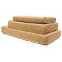 PETIQUE Eco-Friendly Bamboo Memory Foam Pet Bed, Natural.