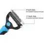 Osandy Pet Grooming Tools - 2 Sided Undercoat Rake for Dogs and Cats with Medium and Long Hair - Easy for Removing Undercoat Mats Tangles and Shedding Osandy Pet Grooming Tools - 2 Sided Undercoat Rake for Dogs and Cats with Medium and Long Hair - Easy for Removing Undercoat Mats Tangles and Shedding
