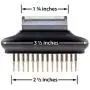 Vets Pride USA 2-in-1 Deshedding Comb & Undercoat Rake - Flexible Neck Bends Up to 30° - Grooming Tool with Deshedder Brush & Rake for Dematting - Detangler That Removes Both Matted & Shedding Hair Vets Pride USA 2-in-1 Deshedding Comb & Undercoat Rake - Flexible Neck Bends Up to 30° - Grooming Tool with Deshedder Brush & Rake for Dematting - Detangler That Removes Both Matted & Shedding Hair