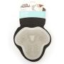 Totally Pooched Reversible Silicone Pet Grooming Glove for Gentle Massage, Bathing and Hair Removal, One Size, Grey