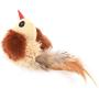 ocijf179 Pet Toy Feather Tail Simulation Bird Cat Electronic Sounding Toy Pets Biting Supplies - Birds