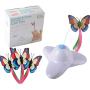 Buyter Interactive Cat Toy Electric Rotating Butterfly Turntable Puzzle Pet Tease Cat Pole