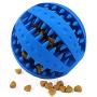 MTOM Best Bite-Resistant Dog Molar Ball, Dog Treat Toy Ball, Used for IQ Training of Big and Small Dogs, Dog Tooth Cleaning, Playing, Chewing, Interaction (Blue)