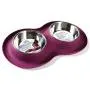 Pet Parade Dual Bowl Silicone Mat-Mess - Free Feeding Bowl for Cats & Dogs - Non-Skid Silicone Base - Machine Washable Stainless Steel Bowls - Available in 5 oz. or 12 oz. Bowls Pet Parade Dual Bowl Silicone Mat-Mess - Free Feeding Bowl for Cats & Dogs - Non-Skid Silicone Base - Machine Washable Stainless Steel Bowls - Available in 5 oz. or 12 oz. Bowls