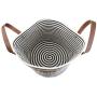 Midlee Cotton Rope Pet Toy Storage Basket