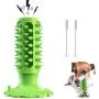 Zozostore Dog Toothbrush Squeaky Chew Toys – 2020 Upgraded Sonic Puppy Teeth Cleaning Stick - Natural Rubber Dental Care Toothbrush, with 2PCS Straw Cleaning Brush. Zozostore Dog Toothbrush Squeaky Chew Toys – 2020 Upgraded Sonic Puppy Teeth Cleaning Stick - Natural Rubber Dental Care Toothbrush, with 2PCS Straw Cleaning Brush.