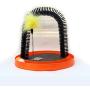 redcolourful Quality Pet Supplies, Multifunction Scratch Board Claw Grinding Massage Hair Brush Toy for Pet Cat Orange 3528CM Ideal Pet Product