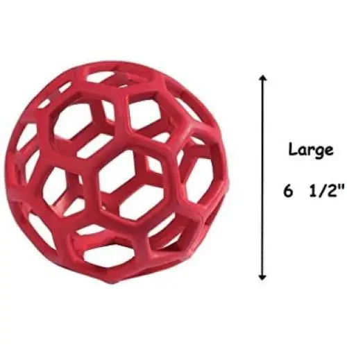 Dog Toy HOL-ee Roller Rubber Ball Toys for Dogs Tough Insert Treats Choose Size