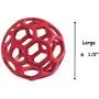 Dog Toy HOL-ee Roller Rubber Ball Toys for Dogs Tough Insert Treats Choose Size