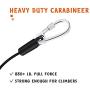 VavoPaw Pet Car Safety Belt Dog Leash, Heavy Duty Coated Steel Seat Belt Restraint Chew Proof Rope Leash Car Seatbelt Cable with Carabiner for Pet Dogs Use