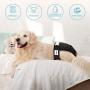 Avont [3 Pack] Washable Female Dog Diapers, Premium Reusable Highly Absorbent Doggie Diapers Wraps Durable Dog Diaper Cover - Large, Black
