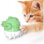 ocijf179 Cat Toy Puppy Kitten Catnip Fish Shaped Biting Chewing Toothbrush Cat Toys Pet Supplies - Blue White