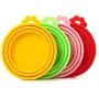 Pet Portable Silicone Dog Cat Canned Lid Pet Food Cover Storage Fresh-Keeping Lids (Color : Orange) Pet Portable Silicone Dog Cat Canned Lid Pet Food Cover Storage Fresh-Keeping Lids (Color : Orange)