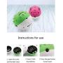 Plastic Bell Ball Pet Playing Ball Toys Two Color Bell Ball Jingle Balls Colorful Ball Toys Hollow Out Round Toys for Pet Cat Dog Parrot Bird Hamster