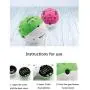 Plastic Bell Ball Pet Playing Ball Toys Two Color Bell Ball Jingle Balls Colorful Ball Toys Hollow Out Round Toys for Pet Cat Dog Parrot Bird Hamster