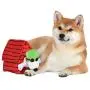 Peanuts for Pets Charlie Brown Pilot Snoopy Burrow Dog Toy | Red and White Burrow Dog Toy for All Dogs, Official Product of Peanuts | Hide and Seek Dog Toys, Snoopy Fabric Plush Toys for Dogs