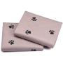 SincoPet Reusable Round Pee Pad + Grooming Gloves/Quilted,Fast Absorbing Machine Washable Dog Whelping Pad/Waterproof Puppy Training Pad/Housebreaking Absorption Pads