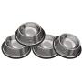 JOCHA Stainless Steel Dog Cat Bowls Cat Food Bowls with Rubber Base for Small/Medium/Large Dogs, Pets Feeder Bowl and Water Bowl Perfect Choice