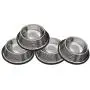 JOCHA Stainless Steel Dog Cat Bowls Cat Food Bowls with Rubber Base for Small/Medium/Large Dogs, Pets Feeder Bowl and Water Bowl Perfect Choice JOCHA Stainless Steel Dog Cat Bowls Cat Food Bowls with Rubber Base for Small/Medium/Large Dogs, Pets Feeder Bowl and Water Bowl Perfect Choice