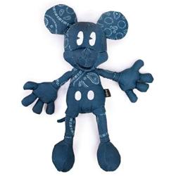 Disney Mickey Mouse Bandana Print Dog Chew Toy with Squeaker 15''x13'', Blue (DIS-Toy-MIC-BNN)