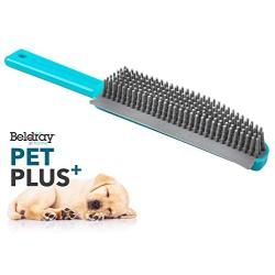 Beldray LA071590EU Plus+ TPR Upholstery Brush | Rubber Bristles Capture Dust and Dirt | Ideal for Homes with Pets | Turquoise/Grey, 25 x 5 x 3 cm