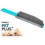 Beldray LA071590EU Plus+ TPR Upholstery Brush | Rubber Bristles Capture Dust and Dirt | Ideal for Homes with Pets | Turquoise/Grey, 25 x 5 x 3 cm
