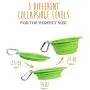 Mighty Paw Collapsible Travel Dog Bowl Set - 2 Pack (27 Oz) | Food Safe Silicone Food & Water Bowls for Pets. Bonus Carabiner Clip for Hiking, Camping or Walking. Lightweight & Leak-Proof Mighty Paw Collapsible Travel Dog Bowl Set - 2 Pack (27 Oz) | Food Safe Silicone Food & Water Bowls for Pets. Bonus Carabiner Clip for Hiking, Camping or Walking. Lightweight & Leak-Proof