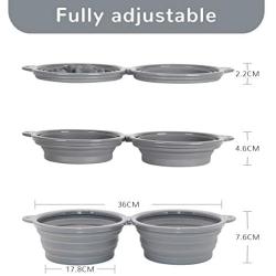 N/E Collapsible Dog Bowl Travel Pet Bowls Slow Feeder Pet Bowls Two in one Easy to Assemble and disassemble Easy to Carry