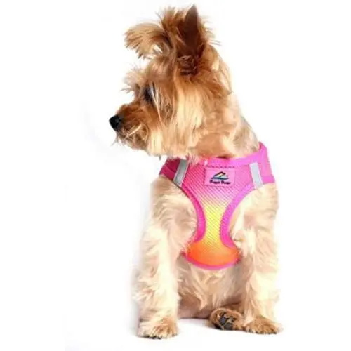 DOGGIE DESIGN American River Dog Harness Ombre Collection - Raspberry Pink and Orange XXL DOGGIE DESIGN American River Dog Harness Ombre Collection - Raspberry Pink and Orange XXL